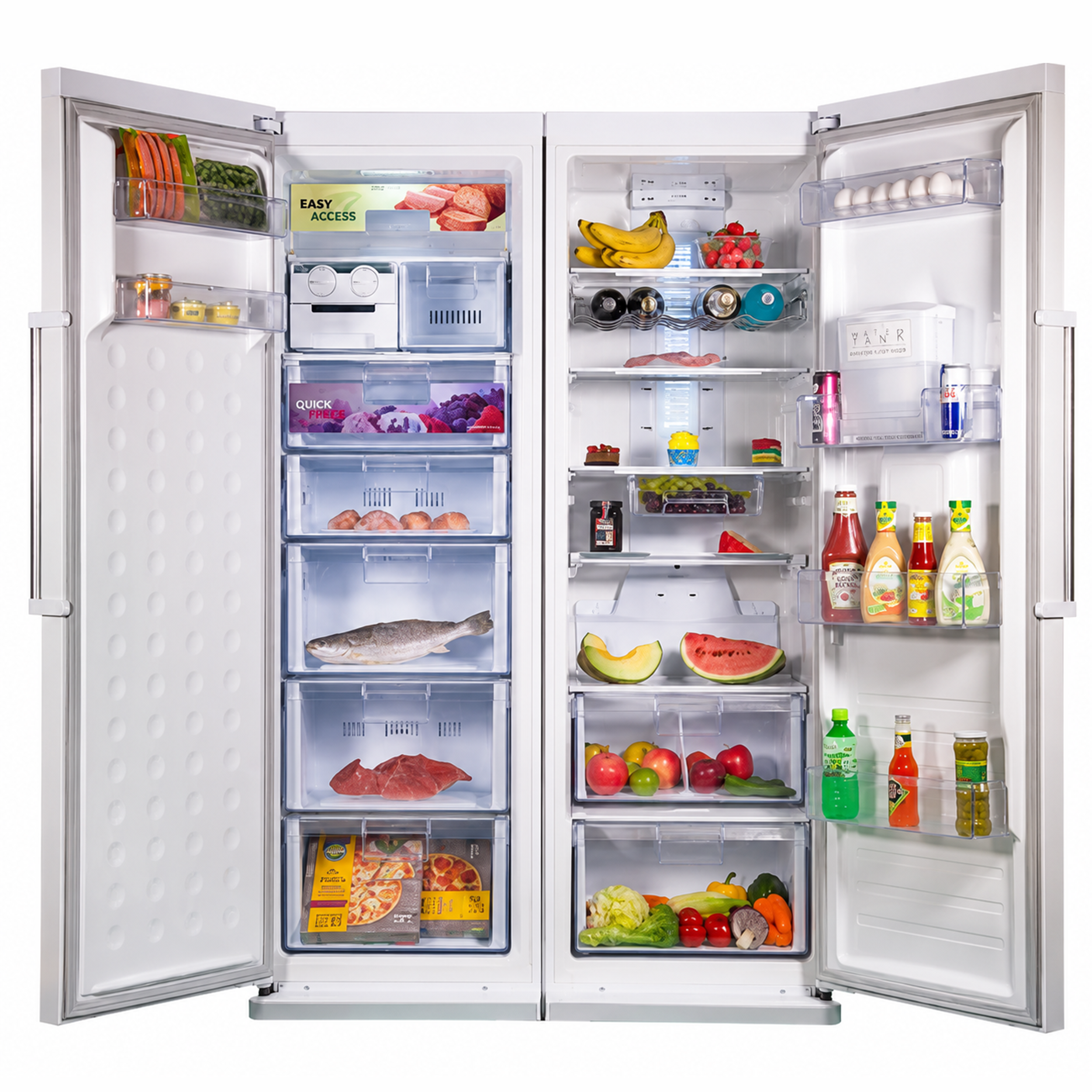 یخچال و فریزر دوقلو دیپوینت مدل D4E-W